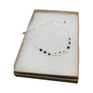 Evil Eye Beautiful WHITE Stringed Protection Bracelet